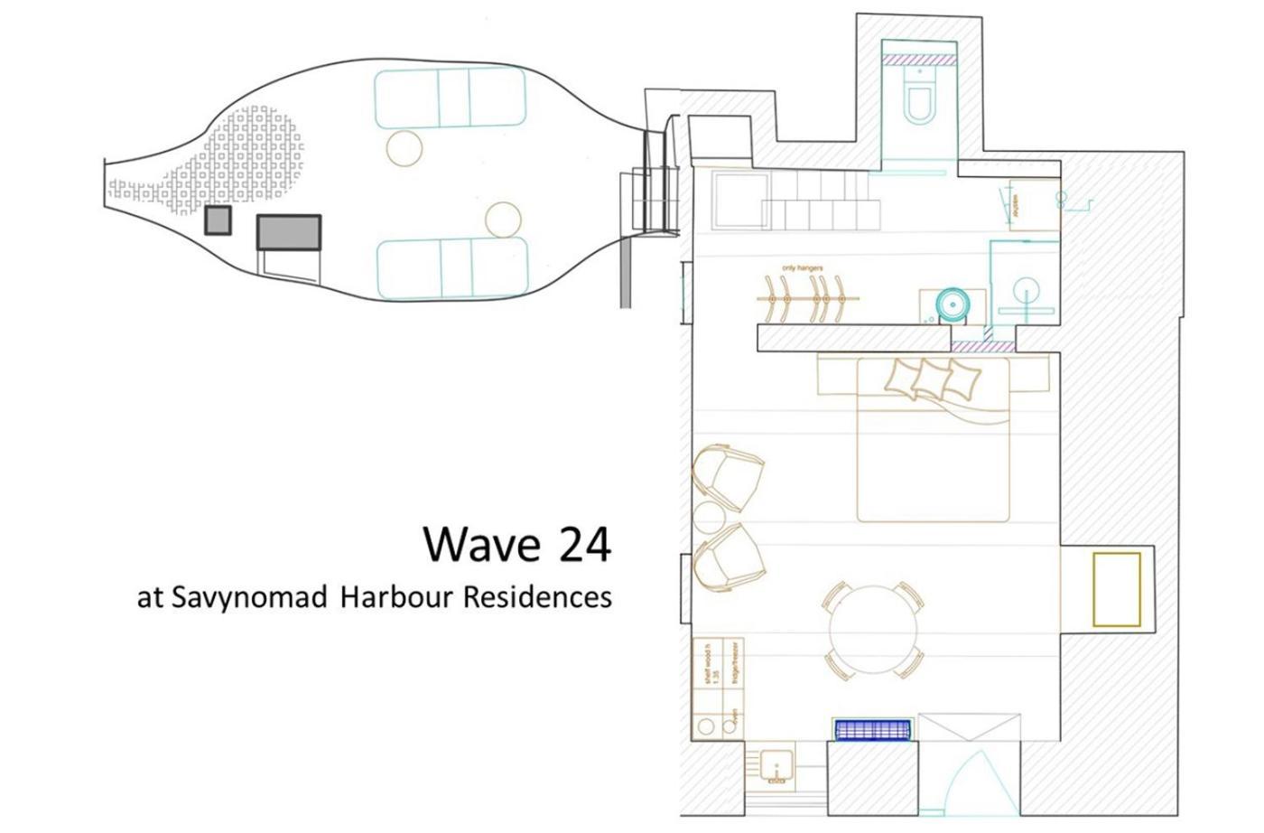 Wave 24 Savynomad Harbour Residence & Private Spa Cave วัลเลตตา ภายนอก รูปภาพ